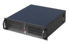 19" Rack-mount chassis (3U), black (19CC-3U-01 Rack)