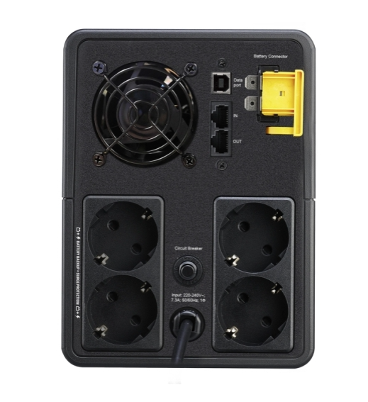 APC Back-UPS, 1600VA, Tower,  230V, 6x IEC C13 outlets, AVR APC-BX1600MI