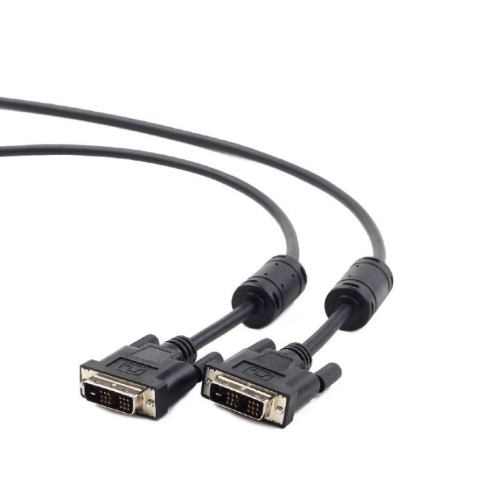 DVI video cable single link 6ft cable, black (CC-DVI-BK-6)